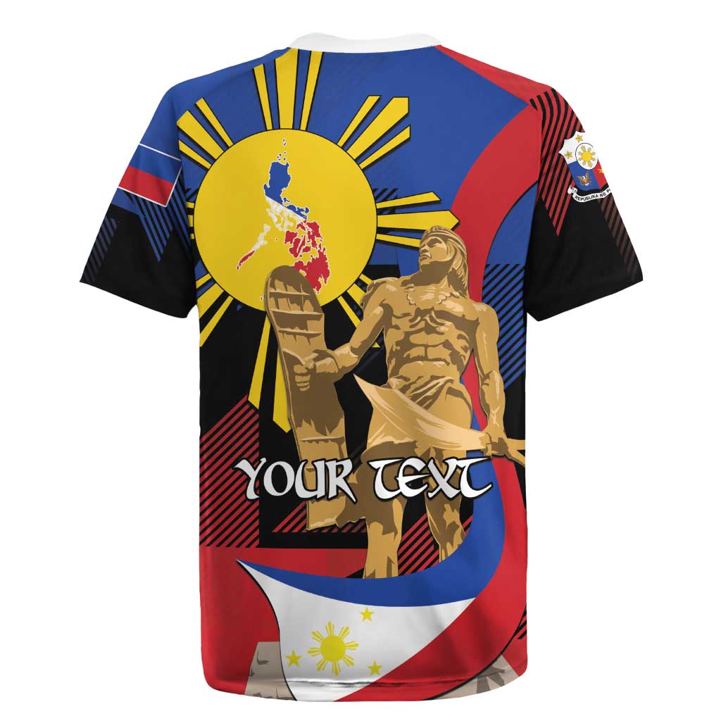 Personalized Philippines Lapulapu Rugby Jersey Hero Behind The Myth