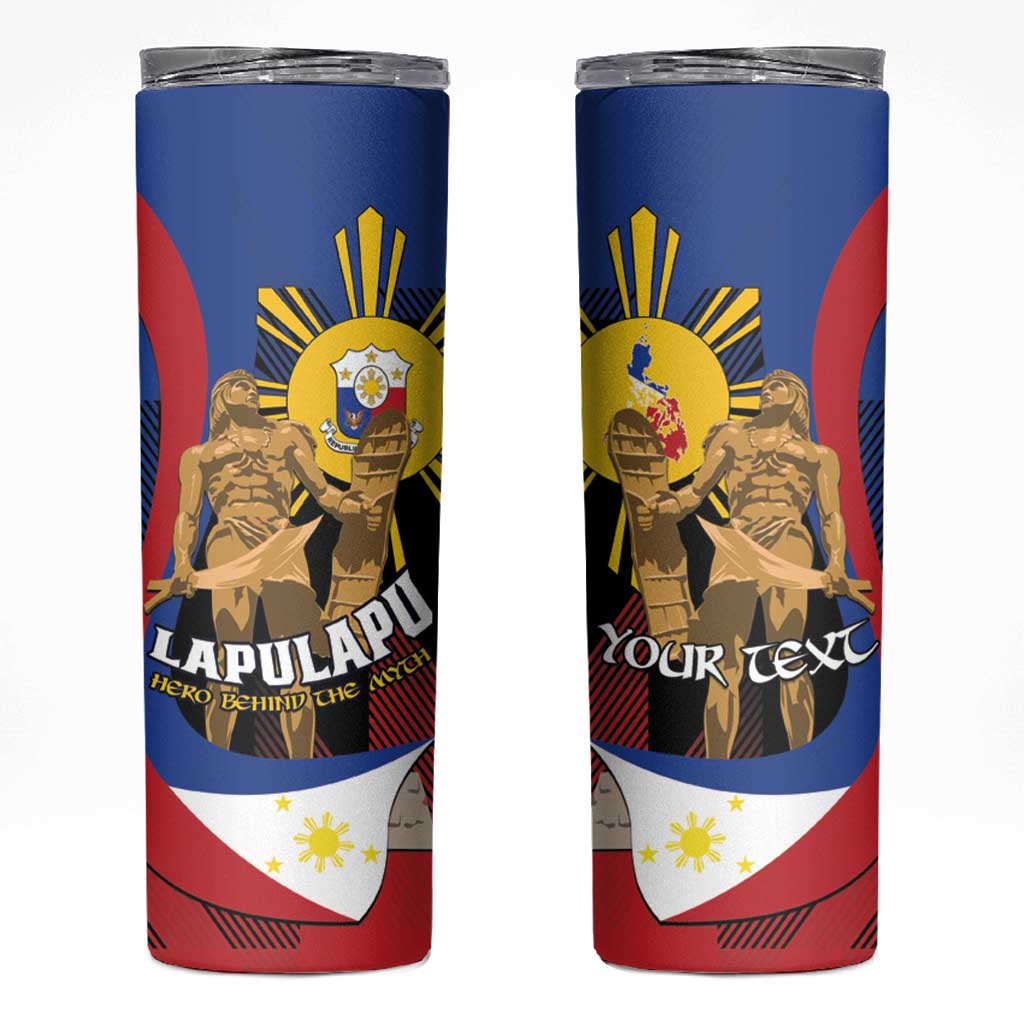 Personalized Philippines Lapulapu Skinny Tumbler Hero Behind The Myth