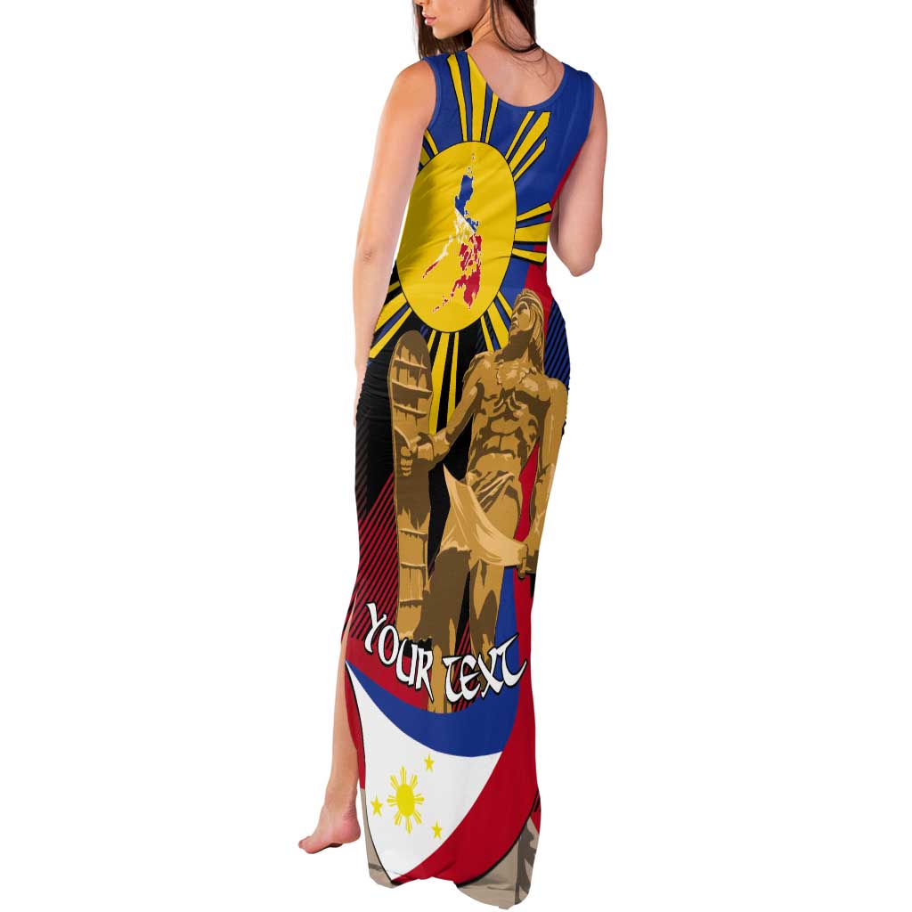 Personalized Philippines Lapulapu Tank Maxi Dress Hero Behind The Myth