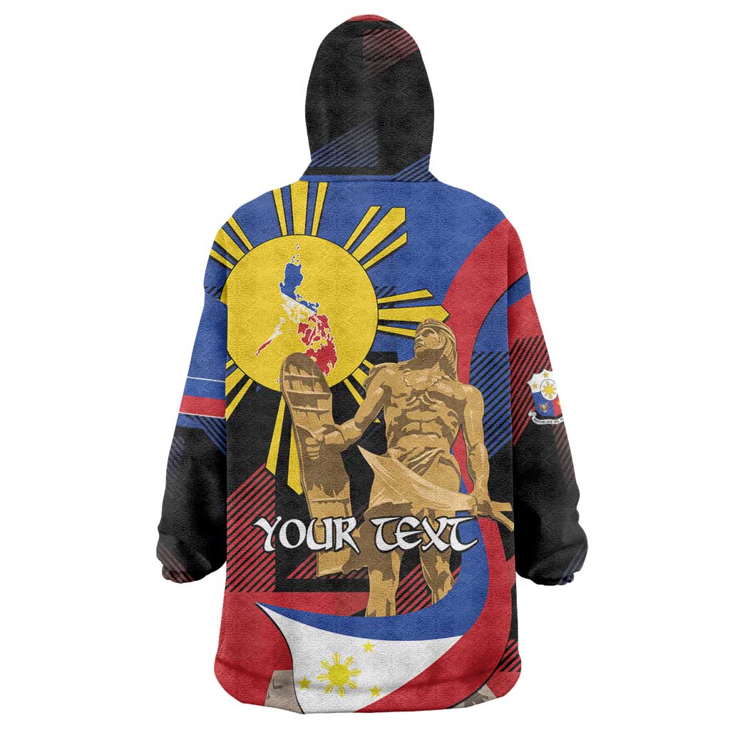 Personalized Philippines Lapulapu Wearable Blanket Hoodie Hero Behind The Myth