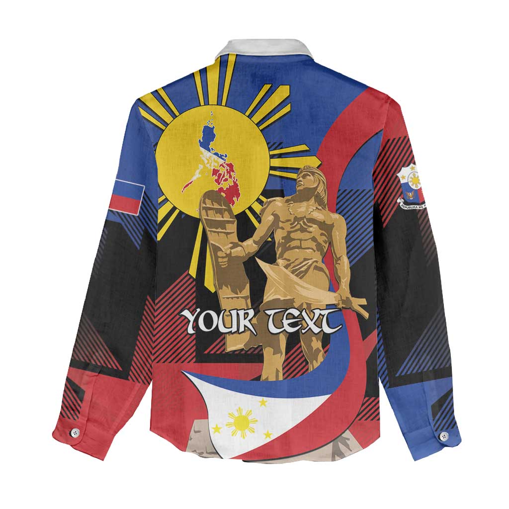 Personalized Philippines Lapulapu Women Casual Shirt Hero Behind The Myth