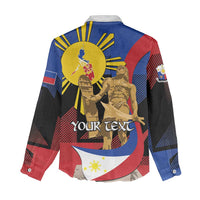 Personalized Philippines Lapulapu Women Casual Shirt Hero Behind The Myth