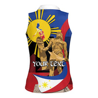 Personalized Philippines Lapulapu Women Sleeveless Polo Shirt Hero Behind The Myth