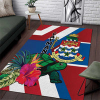 Cayman Islands Area Rug Tropical Green Turtle