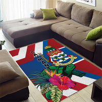 Cayman Islands Area Rug Tropical Green Turtle
