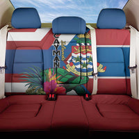 Cayman Islands Back Car Seat Cover Tropical Green Turtle