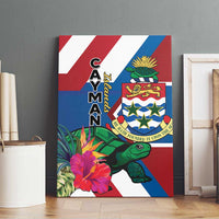 Cayman Islands Canvas Wall Art Tropical Green Turtle