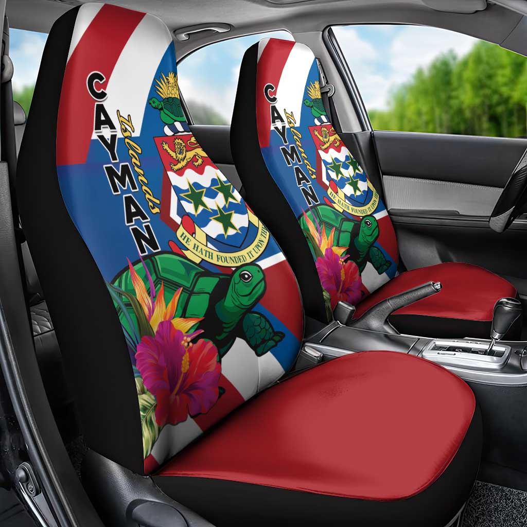 Cayman Islands Car Seat Cover Tropical Green Turtle