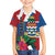 Personalised Cayman Islands Family Matching Off Shoulder Maxi Dress and Hawaiian Shirt Tropical Green Turtle