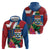 Personalised Cayman Islands Hoodie Tropical Green Turtle