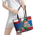Cayman Islands Leather Tote Bag Tropical Green Turtle