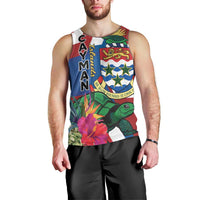 Personalised Cayman Islands Men Tank Top Tropical Green Turtle