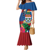 Personalised Cayman Islands Mermaid Dress Tropical Green Turtle