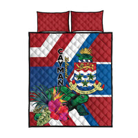 Cayman Islands Quilt Bed Set Tropical Green Turtle
