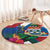 Cayman Islands Round Carpet Tropical Green Turtle