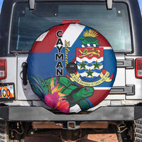 Cayman Islands Spare Tire Cover Tropical Green Turtle