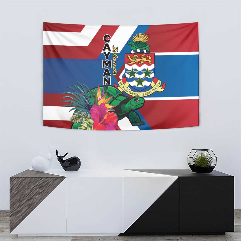 Cayman Islands Tapestry Tropical Green Turtle