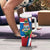 Personalised Cayman Islands Tumbler With Handle Tropical Green Turtle