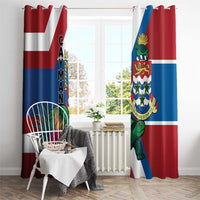 Cayman Islands Window Curtain Tropical Green Turtle