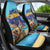 Grand Cayman Map Sea Turtle Car Seat Cover Ocean Vibes
