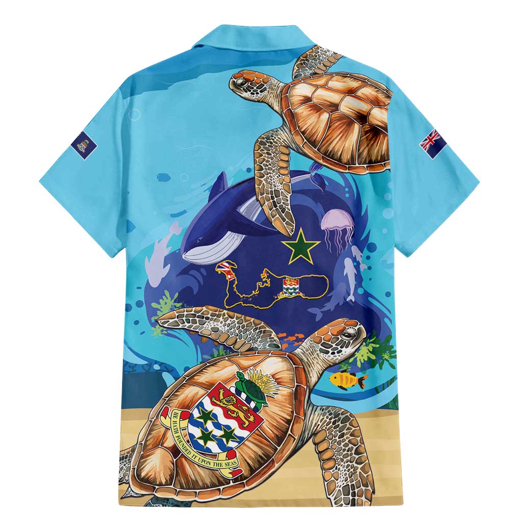 Grand Cayman Map Sea Turtle Family Matching Mermaid Dress and Hawaiian Shirt Ocean Vibes