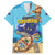Grand Cayman Map Sea Turtle Family Matching Tank Maxi Dress and Hawaiian Shirt Ocean Vibes