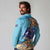 Grand Cayman Map Sea Turtle Long Sleeve Polo Shirt Ocean Vibes