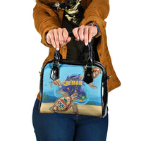 Grand Cayman Map Sea Turtle Shoulder Handbag Ocean Vibes