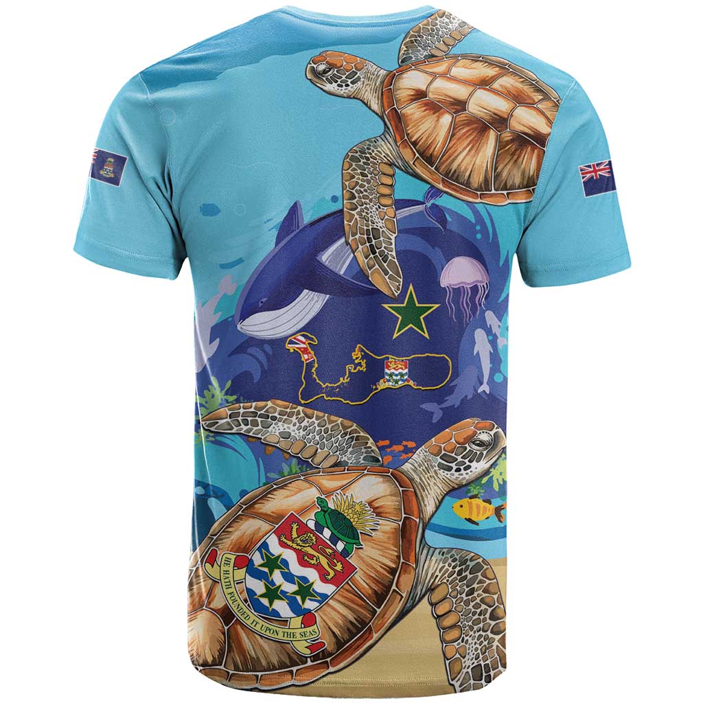 Grand Cayman Map Sea Turtle T Shirt Ocean Vibes