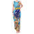 Grand Cayman Map Sea Turtle Tank Maxi Dress Ocean Vibes