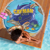 Cayman Brac Map Sea Turtle Beach Blanket Ocean Vibes