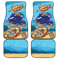 Cayman Brac Map Sea Turtle Car Mats Ocean Vibes