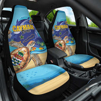 Cayman Brac Map Sea Turtle Car Seat Cover Ocean Vibes