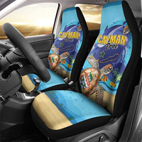 Cayman Brac Map Sea Turtle Car Seat Cover Ocean Vibes