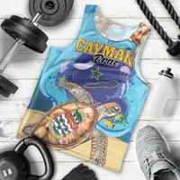 Cayman Brac Map Sea Turtle Men Tank Top Ocean Vibes