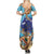 Cayman Brac Map Sea Turtle Summer Maxi Dress Ocean Vibes