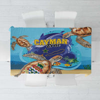 Cayman Brac Map Sea Turtle Tablecloth Ocean Vibes