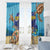 Cayman Brac Map Sea Turtle Window Curtain Ocean Vibes