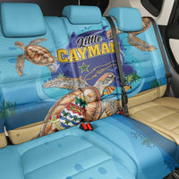 Little Cayman Map Sea Turtle Back Car Seat Cover Ocean Vibes