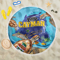 Little Cayman Map Sea Turtle Beach Blanket Ocean Vibes