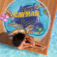Little Cayman Map Sea Turtle Beach Blanket Ocean Vibes