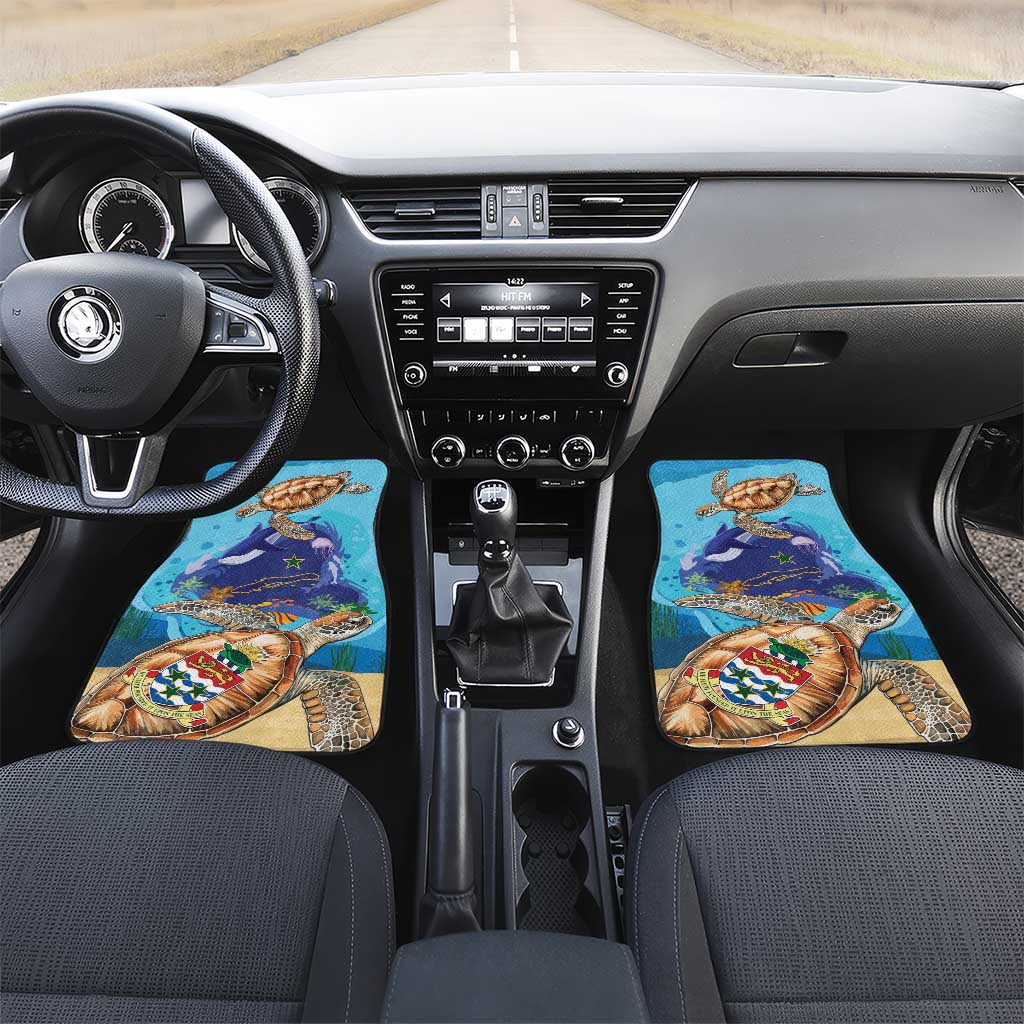 Little Cayman Map Sea Turtle Car Mats Ocean Vibes