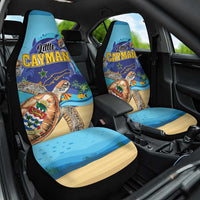 Little Cayman Map Sea Turtle Car Seat Cover Ocean Vibes