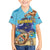 Little Cayman Map Sea Turtle Kid Hawaiian Shirt Ocean Vibes