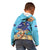 Little Cayman Map Sea Turtle Kid Hoodie Ocean Vibes