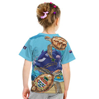 Little Cayman Map Sea Turtle Kid T Shirt Ocean Vibes