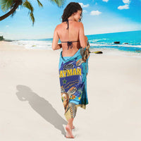 Little Cayman Map Sea Turtle Sarong Ocean Vibes
