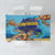 Little Cayman Map Sea Turtle Tablecloth Ocean Vibes
