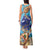 Little Cayman Map Sea Turtle Tank Maxi Dress Ocean Vibes