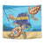 Little Cayman Map Sea Turtle Tapestry Ocean Vibes